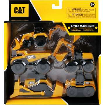 CAT Construction Truck Toy Set - 5 Piece Bundle