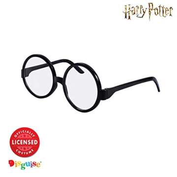 Disguise Harry Potter Glasses for Kids, Official Hogwarts Wizarding World Round Costume Eyeglasses Accessory,Black