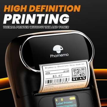 Phomemo M110 Bluetooth Thermal Label Printer