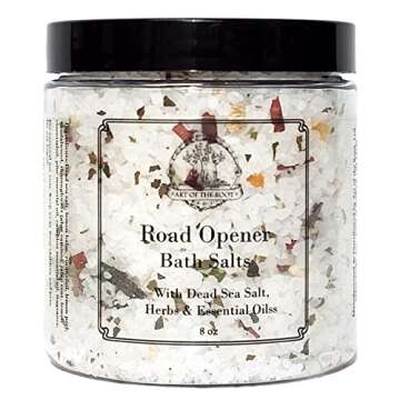 Road Opener Bath Salts 8 oz | New Opportunites, Beginnings & Prosperity Rituals | Hoodoo Voodoo Wiccan Pagan