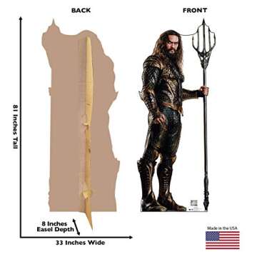 Cardboard People Aquaman Life Size Cardboard Cutout Standup - Justice League (2017 Film)