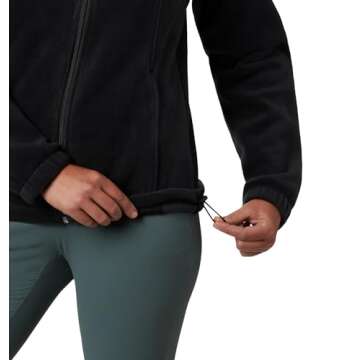 Columbia Women's Benton Springs Full Zip, Black, Medium