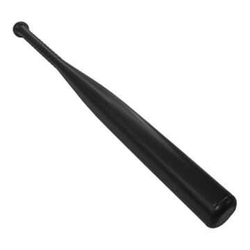 Champion Sports Solid Lightweight Plastic Bat with Molded Plastic Grip Handle - Plastic Bat Provides More Safety - For All Ages - 31" length