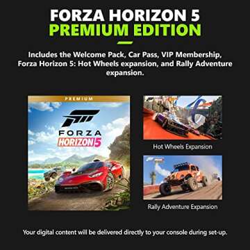 Xbox Series X – Forza Horizon 5 Bundle – Includes Forza Horizon 5 Premium Edition – 1TB SSD Gaming Console – 4K Gaming – 4K Streaming – Carbon Black