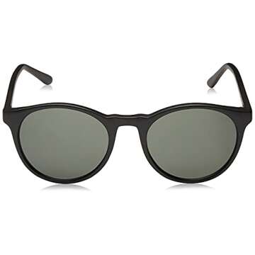 A.J. Morgan unisex adult Grad School Sunglasses, Matte Black, 48 mm US