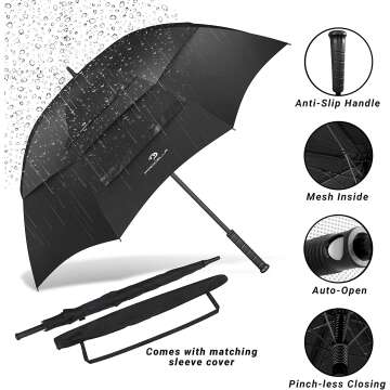 Procella 62 Inch Golf Umbrella