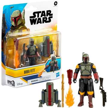 Boba Fett Deluxe Action Figure - 4 Inch Star Wars Toy