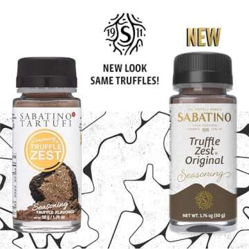 Sabatino Tartufi Truffle Zest Seasoning, The Original All Purpose Gourmet Truffle Powder, Plant Based, Vegan and Vegetarian Friendly, Low Carb, 1.76 oz …