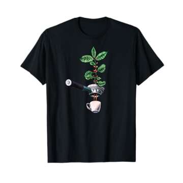 Coffee Plant Tshirt Espresso Barista T-Shirt