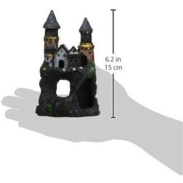 Enchanted Castle Aquarium Decoration for Fish Tanks