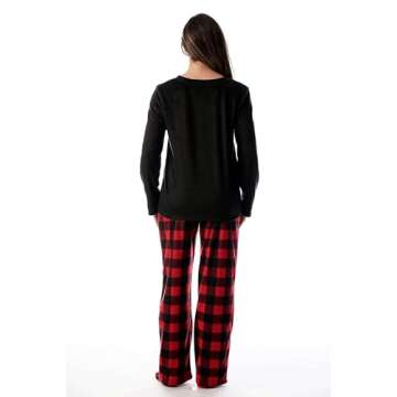 Cozy Microfleece Pajama Pants Set for Women