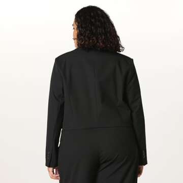 Women’s Reims Cropped Blazer in Black - XS Size