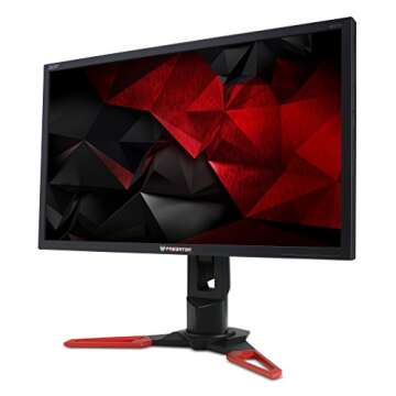 Acer Predator Gaming Monitor 27" XB271H Abmiprz 1920 x 1080 144Hz Refresh Rate NVIDIA G-SYNC Technology (Display Port & HDMI Port)