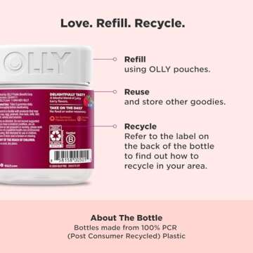 OLLY Women's Multivitamin Gummies for Daily Health