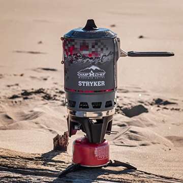 Camp Chef Mountain Series Stryker 200 - Multi-Fuel Camping Stove for Camping Gear & Outdoor Cooking - Uses Propane or Isobutane