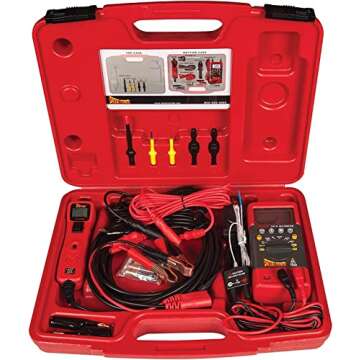 Power Probe Professional Electrical Test Kit - Red with Digital Multimeter