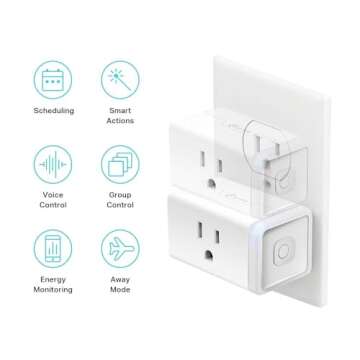 Kasa Smart Plug Mini with Energy Monitoring & Voice Control