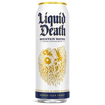 Liquid Death Still Mountain Water 8-Pack Cans 19.2oz