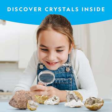 Crystal Geodes STEM Science Kit for Kids