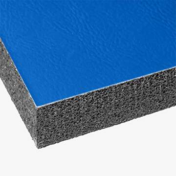 IncStores 1.6 Inch Thick Roll Out Wrestling Mat | Foam and Vinyl Mat for Practicing Wrestling Technique in Your Basement, Garage, or School Facility | Royal Blue, 3ft x 6ft x 1 5/8in