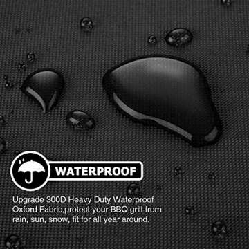 40-Inch Heavy Duty Waterproof Grill Cover