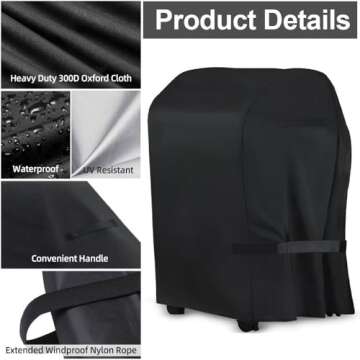 40-Inch Heavy Duty Waterproof Grill Cover