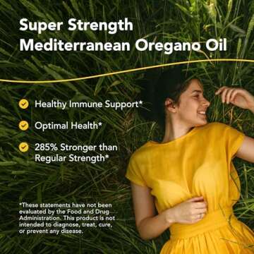 NORTH AMERICAN HERB & SPICE Super Strength Oreganol P73, 120 Softgels - Immune System Support - Vegan Friendly Wild Oregano - Non-GMO - 120 Servings