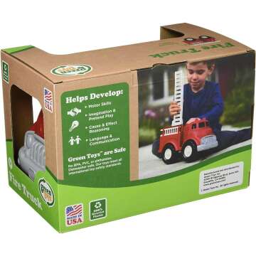 Green Toys Fire Truck - Eco-Friendly Kids Vehicle