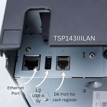 Star TSP143IIILAN Ethernet Thermal Receipt Printer