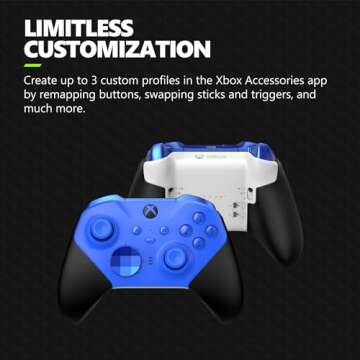 Elite Series 2 Xbox Wireless Controller - Blue Renewed