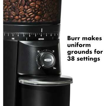 OXO Brew Conical Burr Coffee Grinder - Matte Black