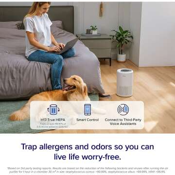 Smart Air Purifier for Large Rooms