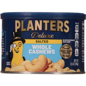 Planters Cashews Whole Salted, 8.5 oz