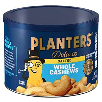 Planters Cashews Whole Salted, 8.5 oz