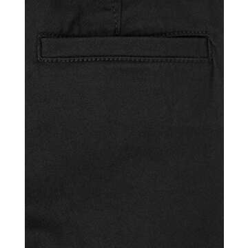 The Children's Place Boys Stretch Skinny Chino Pants,Black Single,4