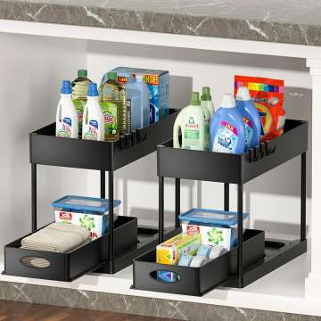 2 Tier Under Sink Organizer