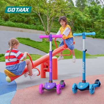 Gotrax KS1/KS3 Kids Kick Scooter with LED Wheels