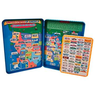 T.S. Shure License Plate Game Magnetic Playset