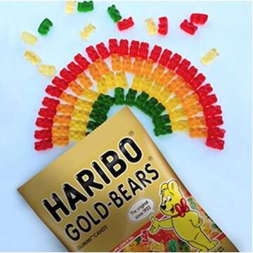 Haribo Gummi Candy, Goldbears, 2 Ounce (Pack of 4)