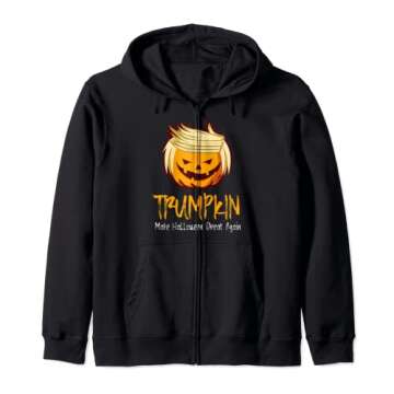 Halloween Funny T Shirt | Donald Trump Costume Gift Idea Zip Hoodie