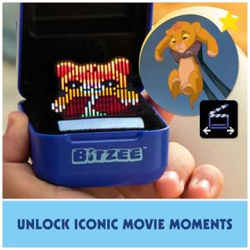 Bitzee Interactive Disney Toy Reacts to Swipes & Taps