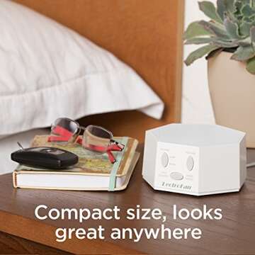 Adaptive Sound Technologies LectroFan High Fidelity White Noise Machine with 20 Unique Non-Looping Fan and White Noise Sounds and Sleep Timer