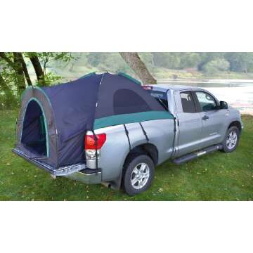 Guide Gear Truck Tent for Camping, Hunting, Tents for Pickup Trucks, Fits Truck Bed Length 79-81", Waterproof Rainfly Included, Sleeps 2