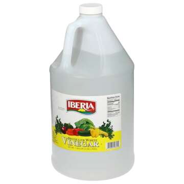 Iberia All Natural Distilled White Vinegar, 1 Gallon - 5% Acidity