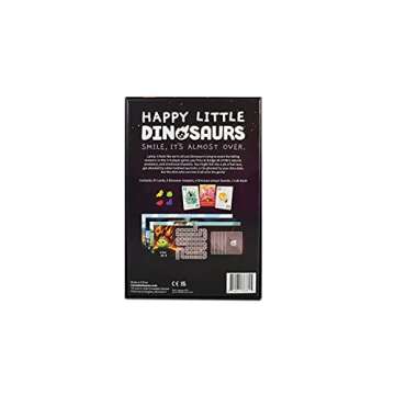 Unstable Games - Happy Little Dinosaurs Base Game - Competitive Sabotage Funny Card Game For Kids, Teens, Adults - 2-4 Players, Hand Management