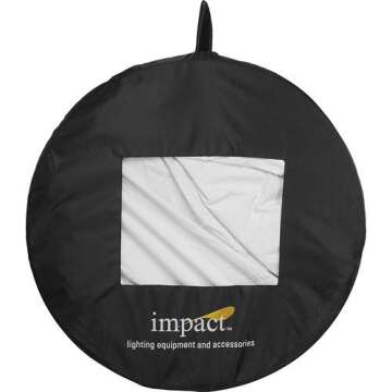 Impact Collapsible Background - 5 x 7' (Black/White)