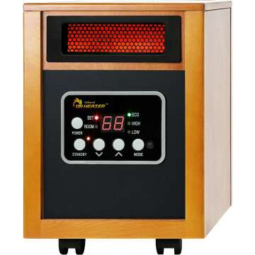 Dr Infrared Heater Portable 1500-Watt Space Heater – Advanced Cherry Design