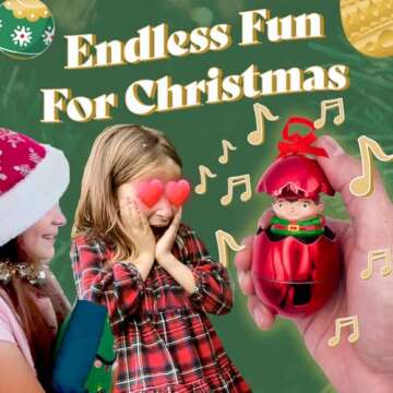 Musical Christmas Tree Ornament for Kids and Decor