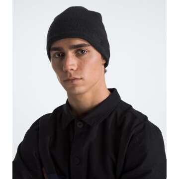 THE NORTH FACE Jim Beanie, TNF Black Heather, One Size