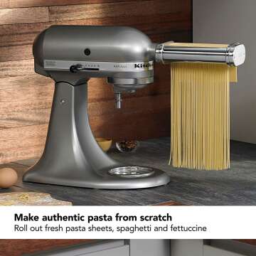 KitchenAid Pasta Roller & Cutter Set - Silver